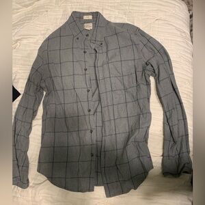 J. Crew Gray Plaid Casual Shirt